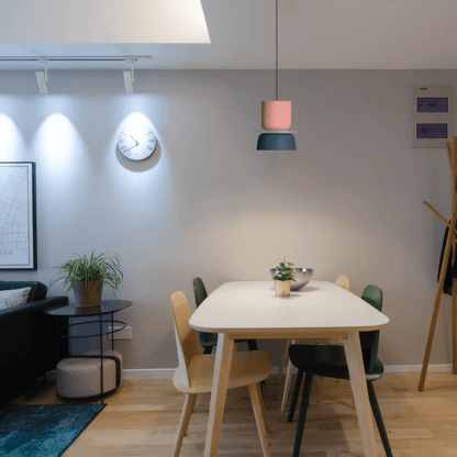 Morandia Art Deco Contrast Color Pendant Light - Metal Design for Dining Room