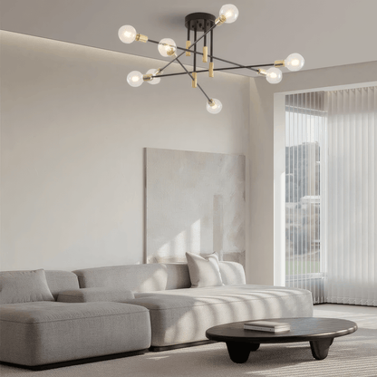 Modern Ceiling Light Branching Living Room 8-Head B
