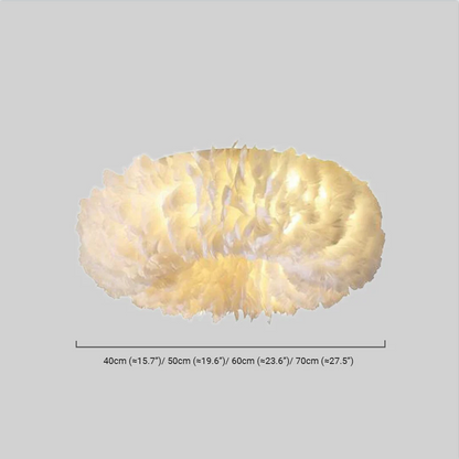 Art Feather Ceiling Light weith suitable sze