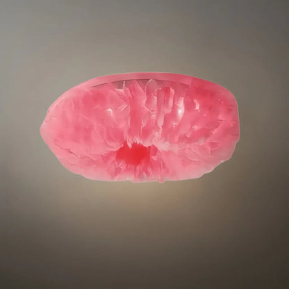 Lunara Art Deco Round Ceiling Light Art Feather