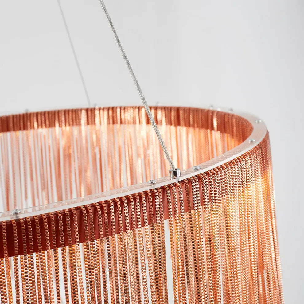 Pendant Light –Gold/Silver/Rose Gold Metal Finish for Living Room