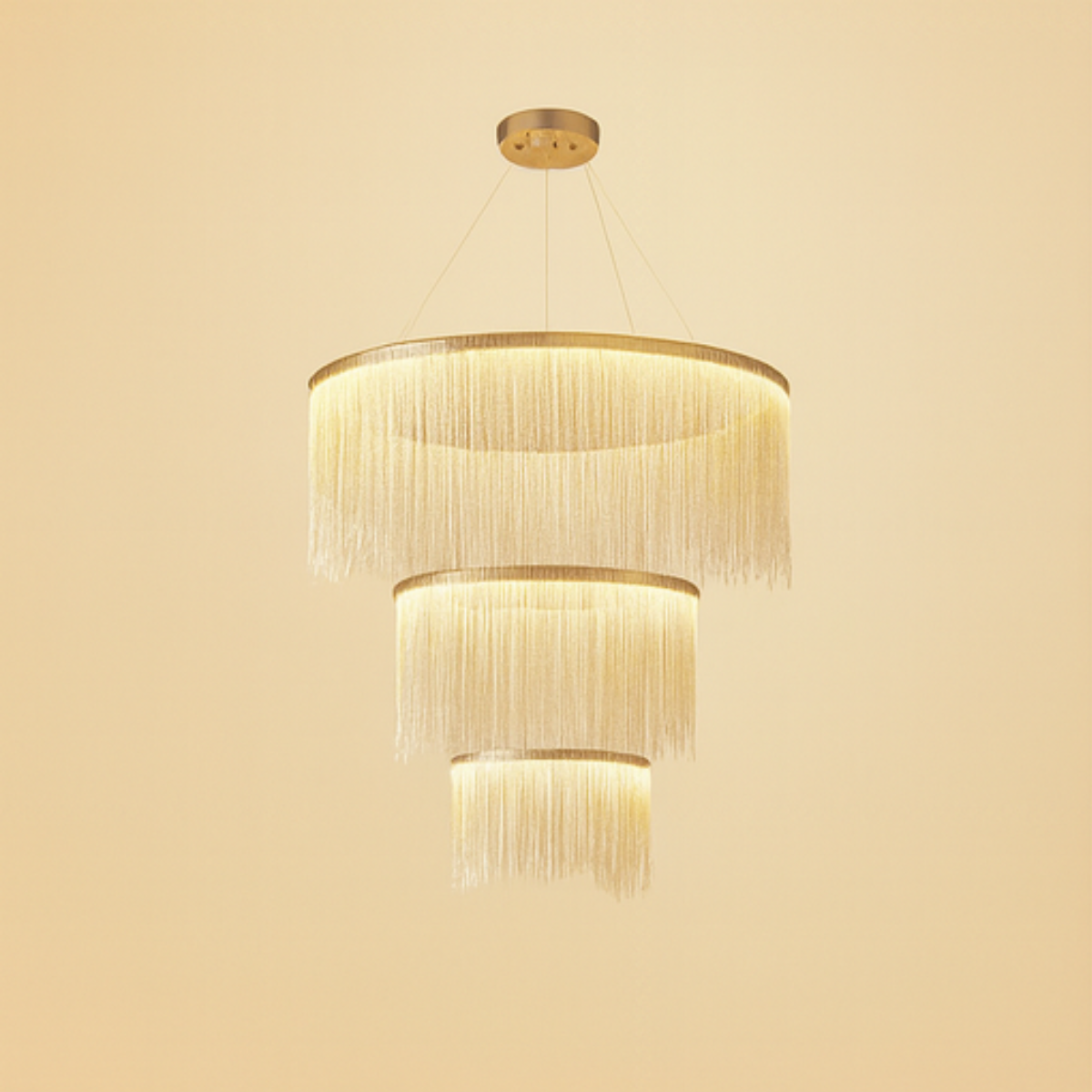 Pendant Light –Gold/Silver/Rose Gold Metal Finish for Living Room