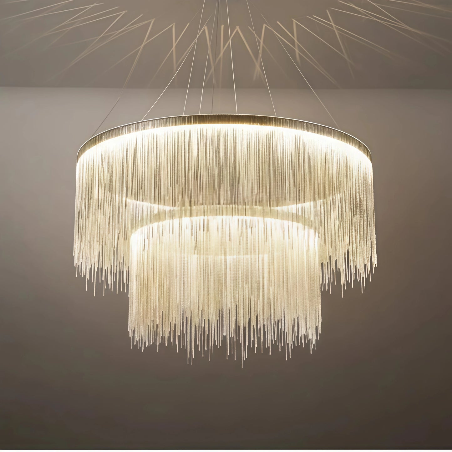 Pendant Light –Gold/Silver/Rose Gold Metal Finish for Living Room