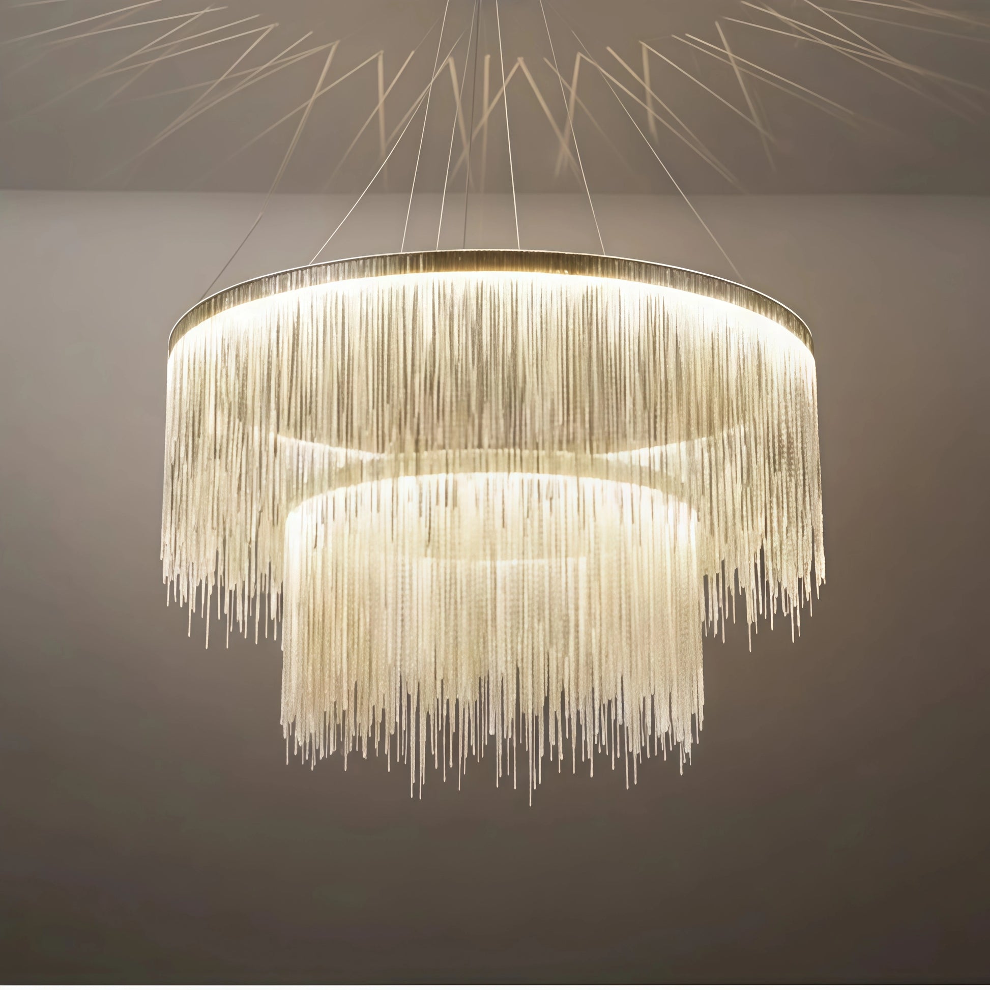 Pendant Light –Gold/Silver/Rose Gold Metal Finish for Living Room