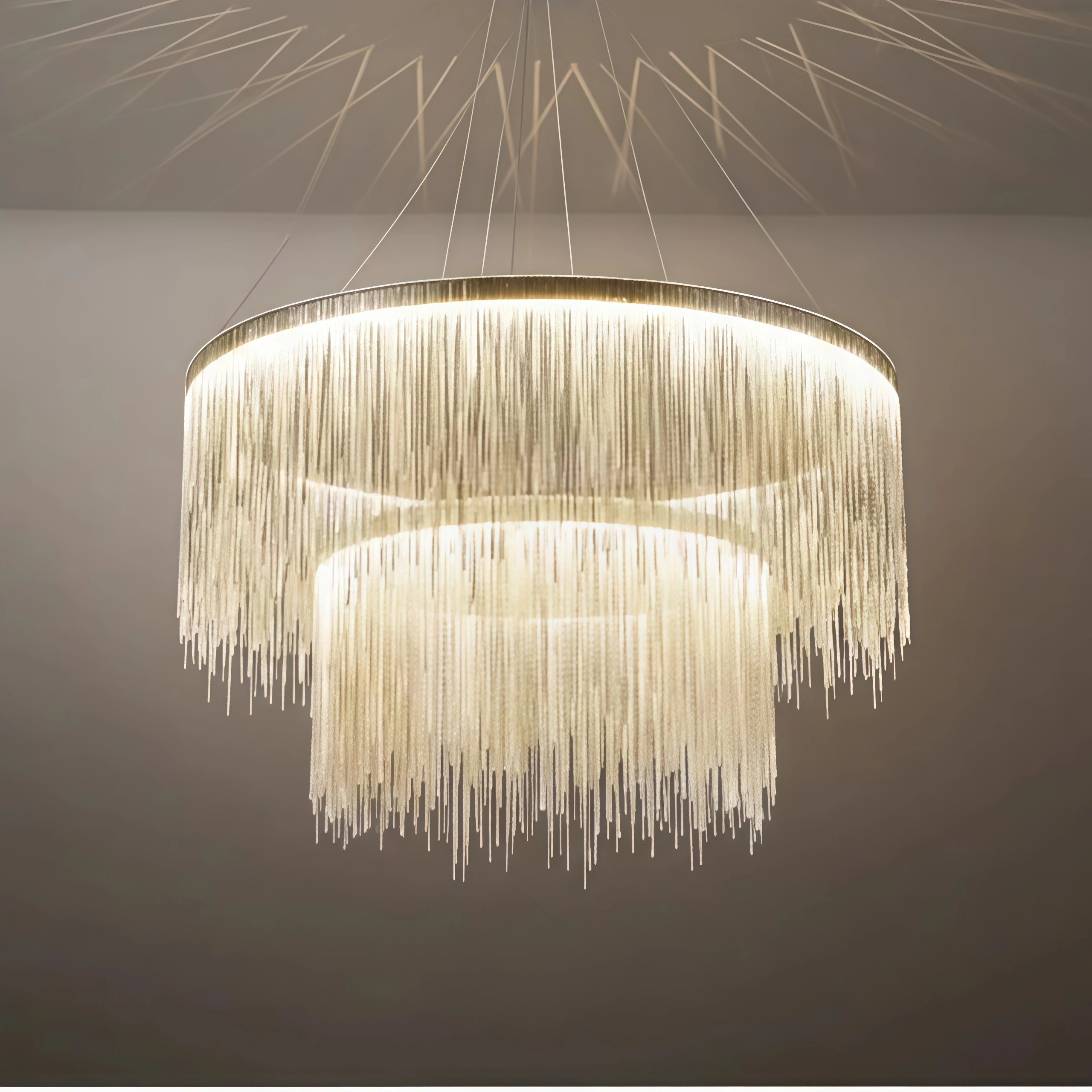 Pendant Light –Gold/Silver/Rose Gold Metal Finish for Living Room