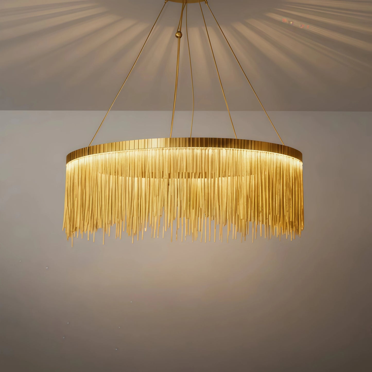 Pendant Light –Gold/Silver/Rose Gold Metal Finish for Living Room