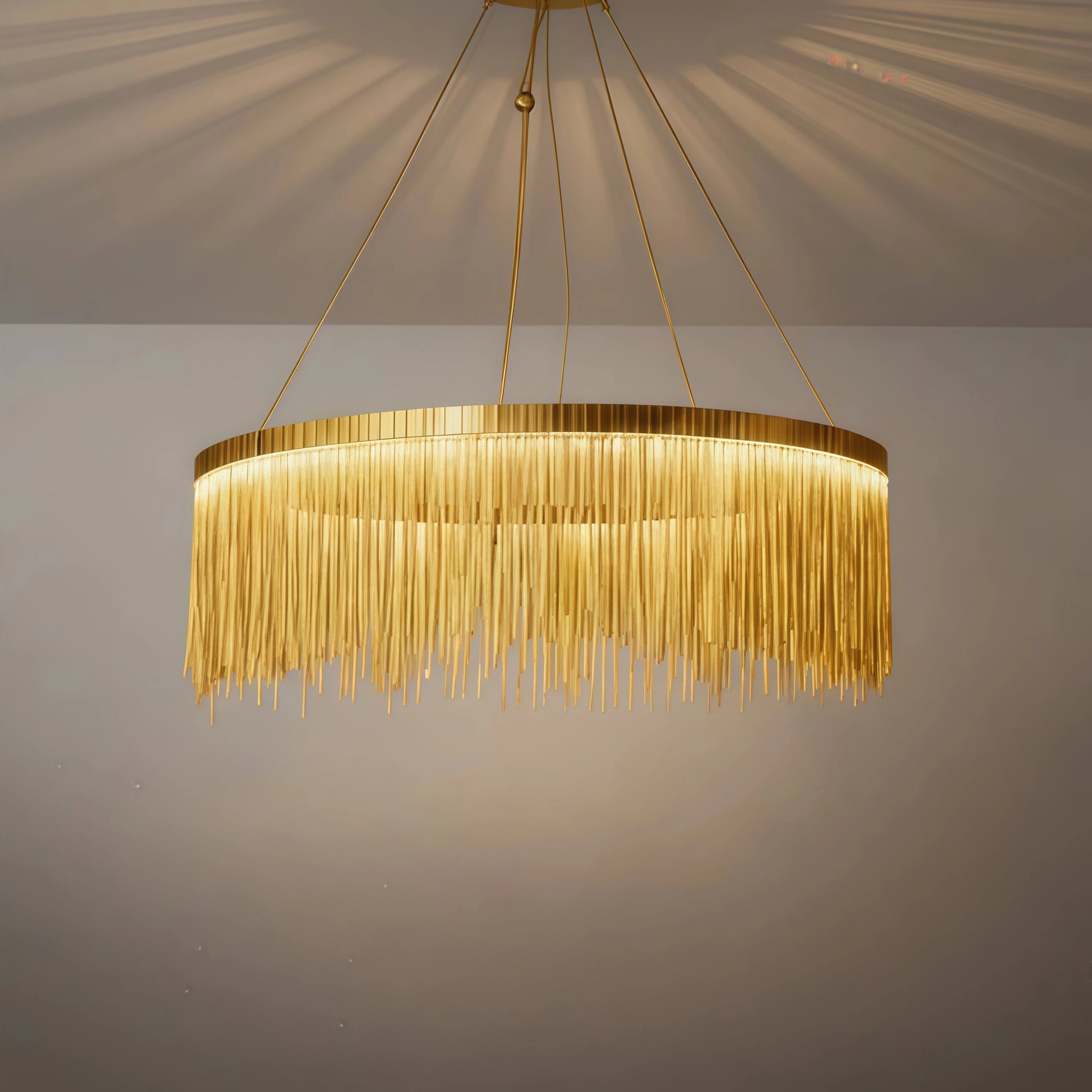 Pendant Light –Gold/Silver/Rose Gold Metal Finish for Living Room