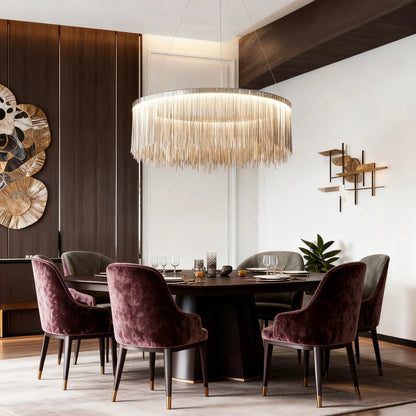 Velora Royal Pendelleuchte – Ausführung in Gold/Silber/Roségold für das Wohnzimmer