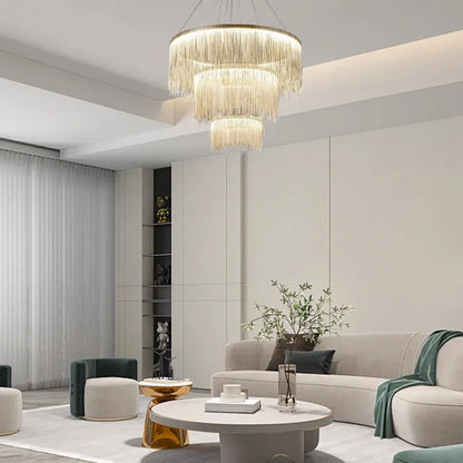 Rose Gold Metal Finish for Living Room