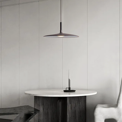 Industrial Black Pendant Light Flying Saucer Dining Room 