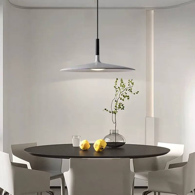 Industrial Flying Saucer Pendant Light 