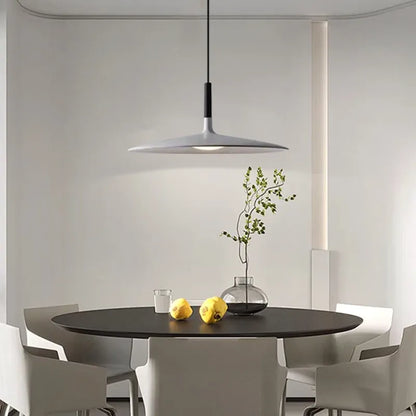 Industrial Flying Saucer Pendant Light 