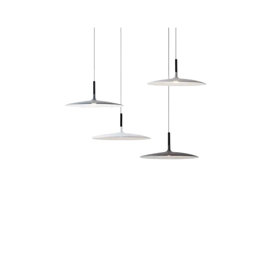 Morandia Industrial Flying Saucer Pendant Light Dining Room