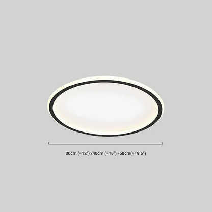 Modern Round Ceiling Light Dimension