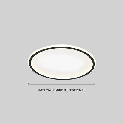  Modern Dimmable Round Ceiling Light Dimension