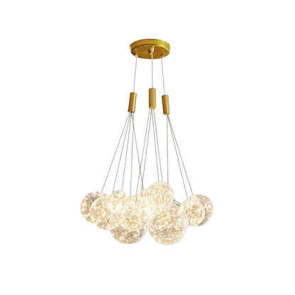 Nebula Designer Bubble Pendelleuchte – Klarglas für das Esszimmer