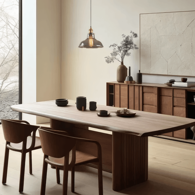 Industrielle Glas-Pendelleuchte