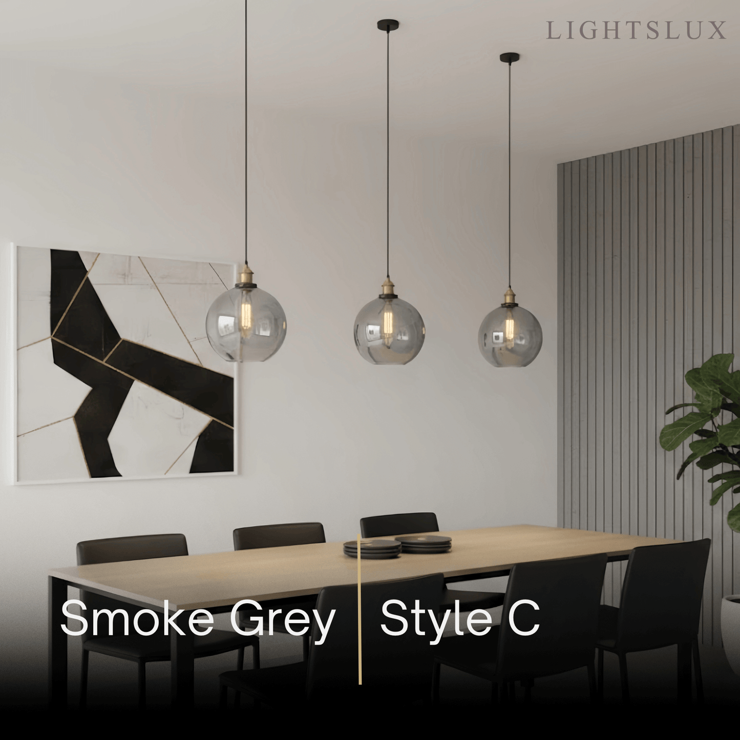 Irondale Industrial Glass Pendant Light 