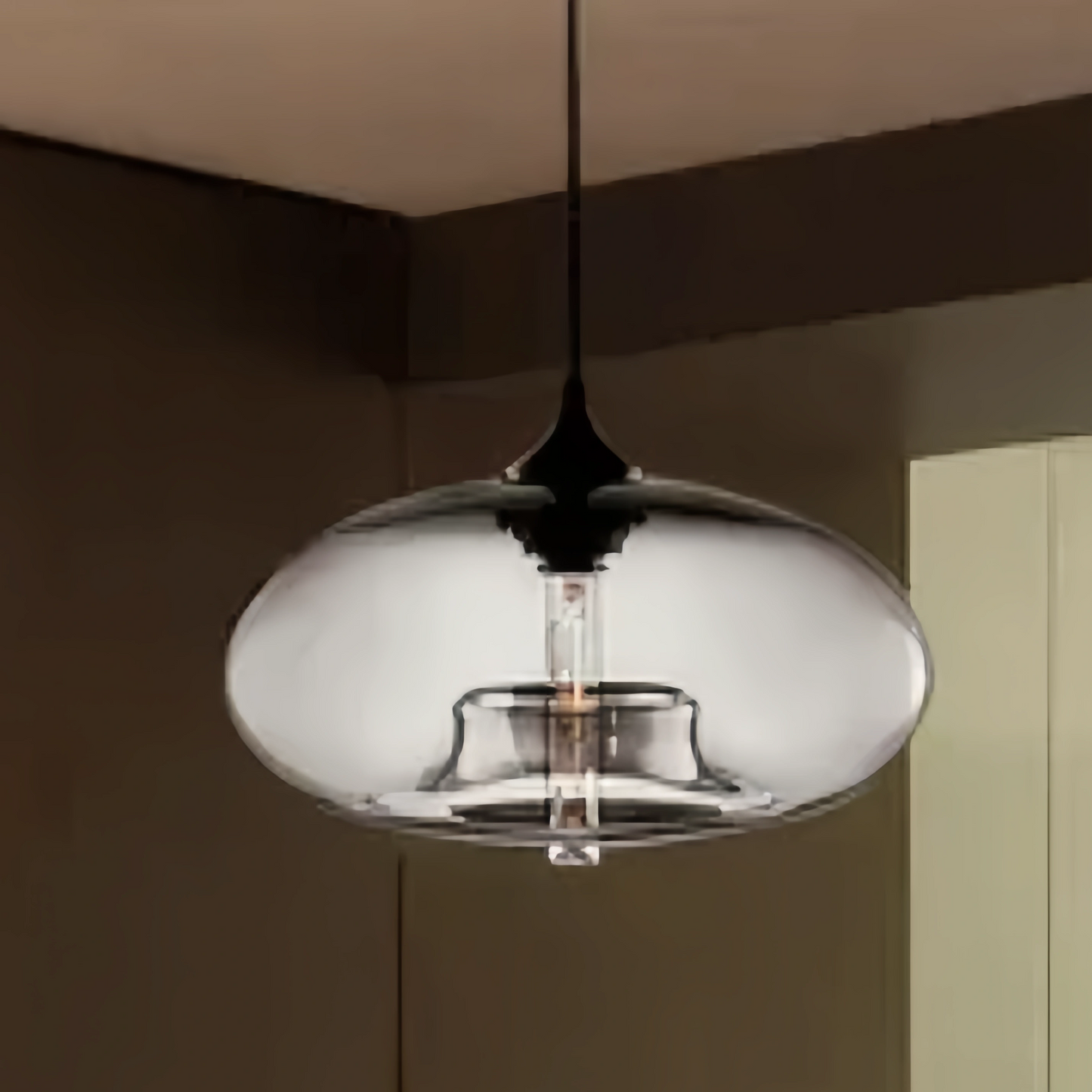 Morandia Modern Glass Pendant Light – Bread-Shaped Kitchen Island Lamp, 6 Colors