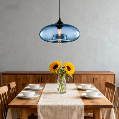 Modern Glass Pendant Light – Bread-Shaped 