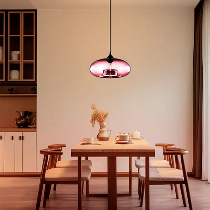 Modern Glass Pendant Light – Bread-Shaped