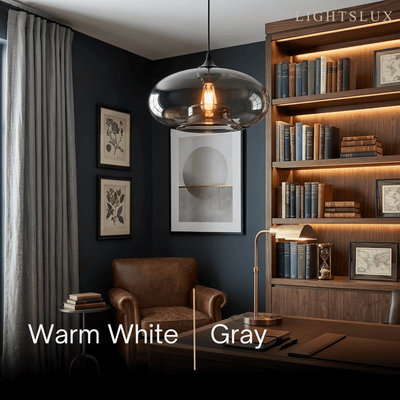 Morandia Modern Glass Pendant Light – Bread-Shaped Kitchen Island Lamp, 5 Colors