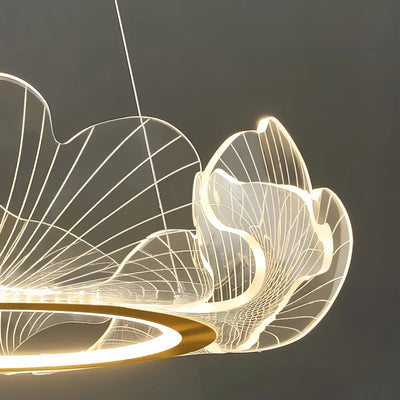 Excelis Modern Metal/Acrylic Chandelier