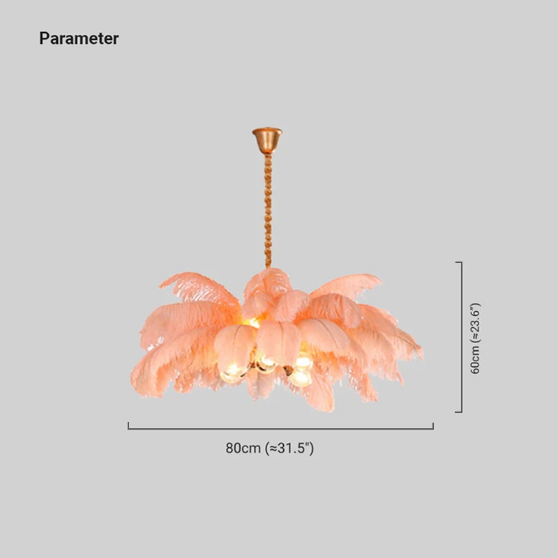 Art Deco Pendant Light — Dimensions