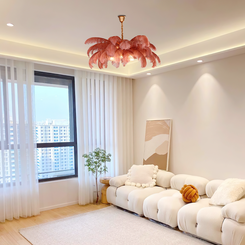 Art Deco Pendant Light — Purple