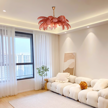 Art Deco Pendant Light — Purple