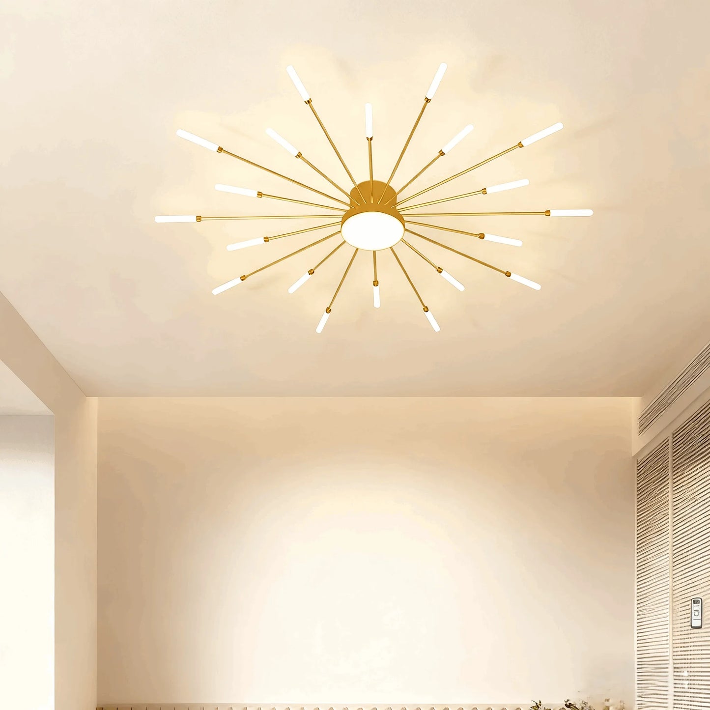 Nebula Moderne Feuerwerks-Deckenleuchte – Dimmbar fürs Schlafzimmer