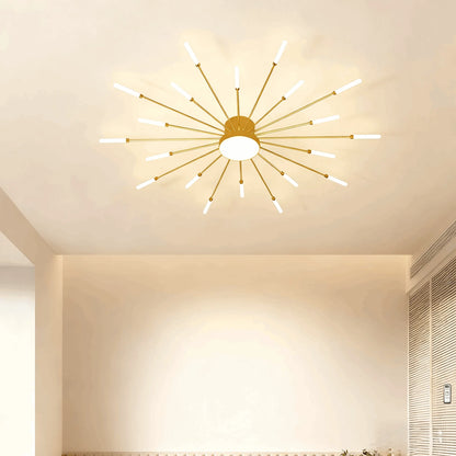 Nebula Moderne Feuerwerks-Deckenleuchte – Dimmbar fürs Schlafzimmer