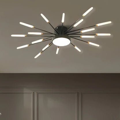 Nebula Modern Firework Ceiling Light – Dimmable for Bedroom