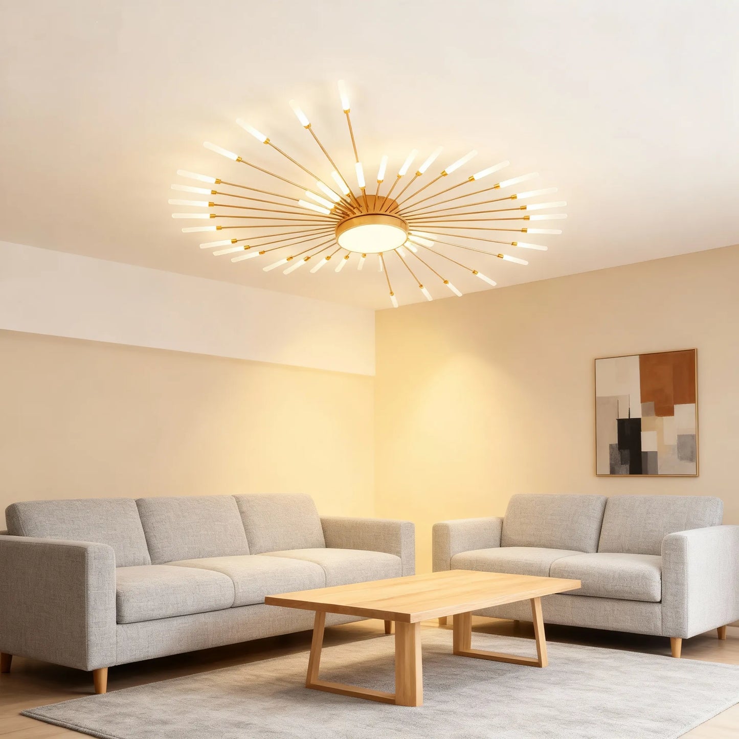 Modern Firework Ceiling Light 
