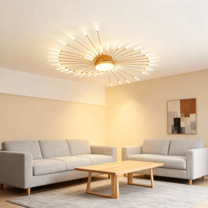 Modern Firework Ceiling Light 