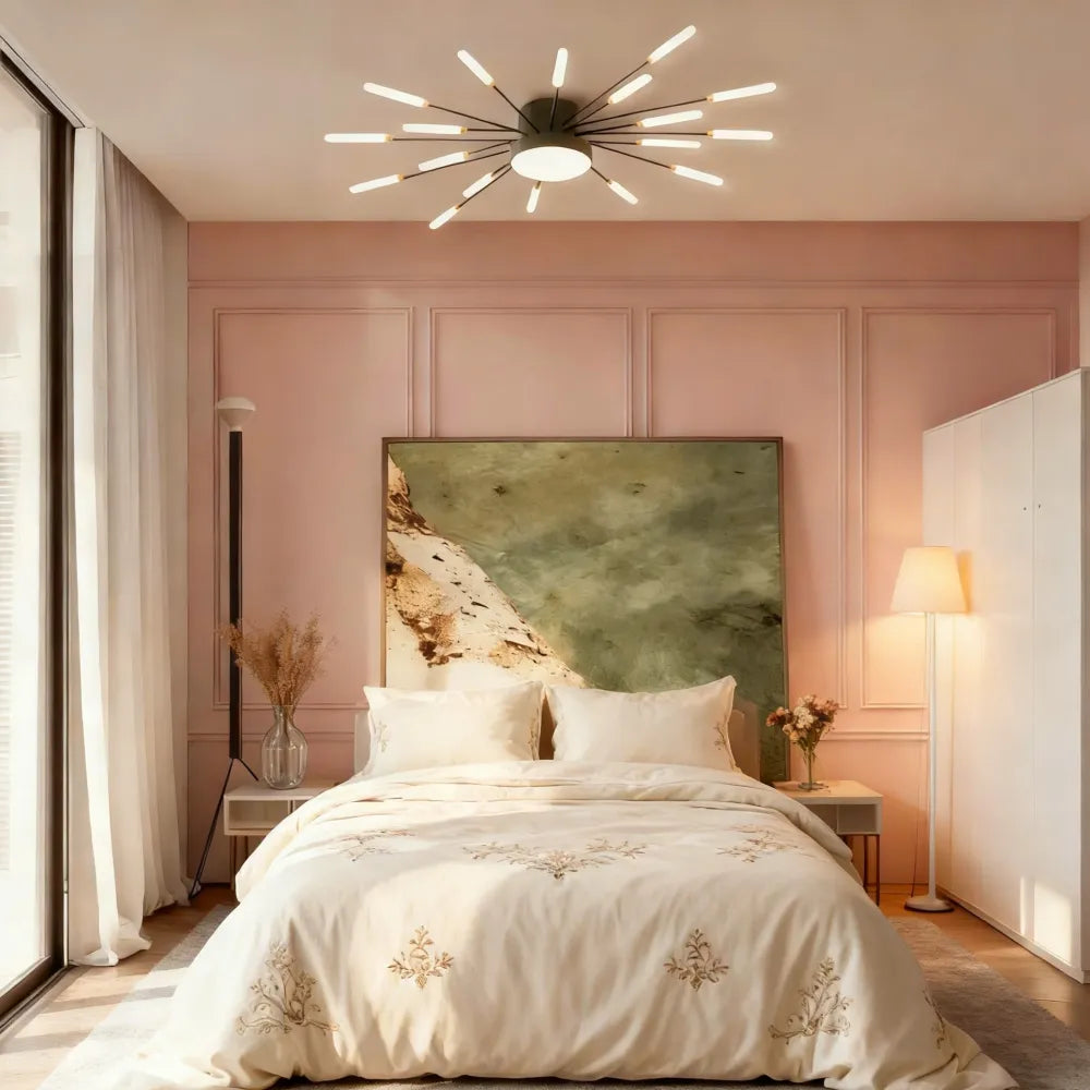 Modern Firework Ceiling Light 