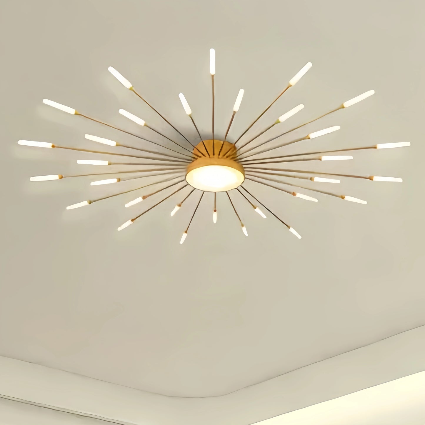 Nebula Modern Firework Ceiling Light – Dimmable for Bedroom