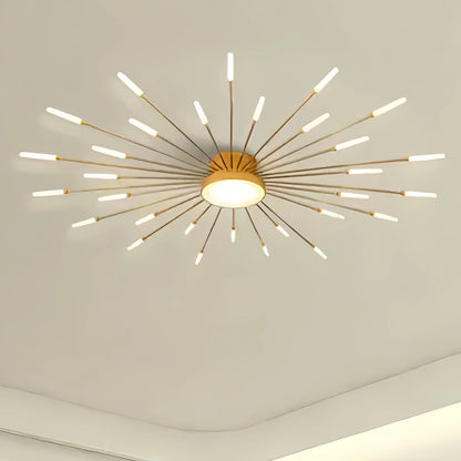 Nebula Modern Firework Ceiling Light – Dimmable for Bedroom