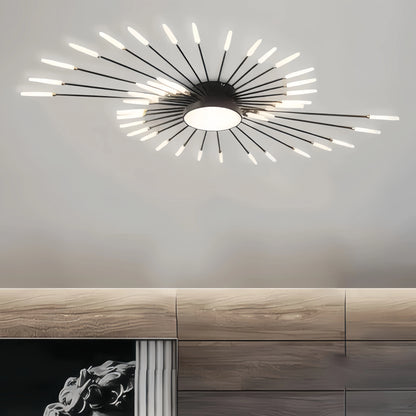Nebula Modern Firework Ceiling Light – Dimmable for Bedroom