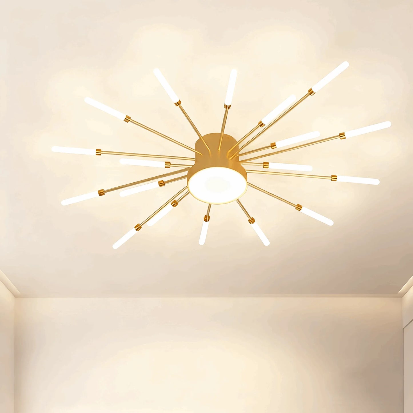 Nebula Moderne Feuerwerks-Deckenleuchte – Dimmbar fürs Schlafzimmer