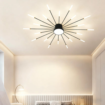Nebula Moderne Feuerwerks-Deckenleuchte – Dimmbar fürs Schlafzimmer