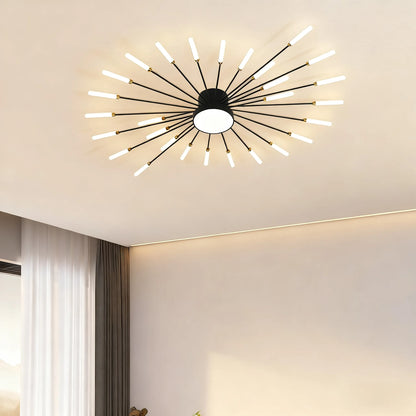 Nebula Moderne Feuerwerks-Deckenleuchte – Dimmbar fürs Schlafzimmer