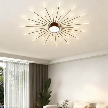Nebula Modern Firework Ceiling Light – Dimmable for Bedroom