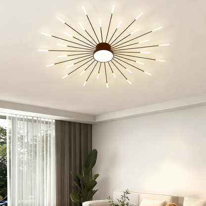 Nebula Modern Firework Ceiling Light – Dimmable for Bedroom