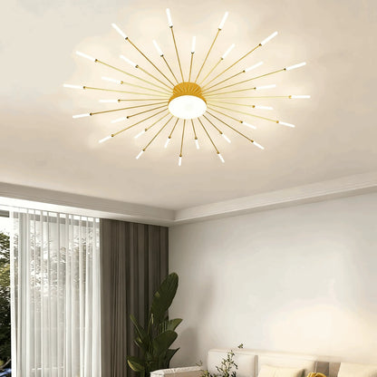 Nebula Moderne Feuerwerks-Deckenleuchte – Dimmbar fürs Schlafzimmer