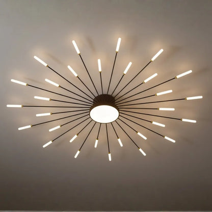 LZ193 Nebula Modern Firework Ceiling Light – Dimmable for Bedroom