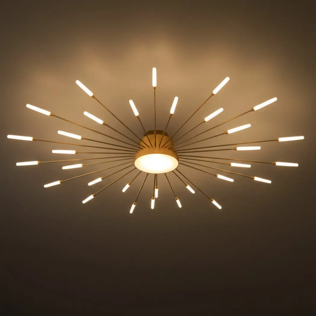 LZ193 Nebula Modern Firework Ceiling Light – Dimmable for Bedroom