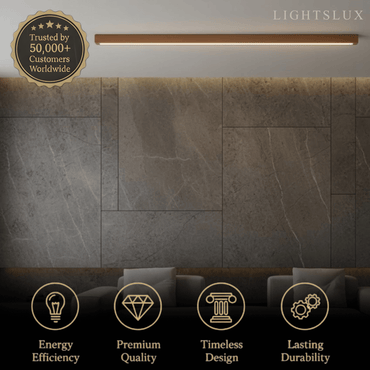 Arcato Minimalist Linear LED Ceiling Light