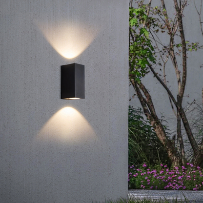 Minimalist Square Outdoor Wall Lamp
