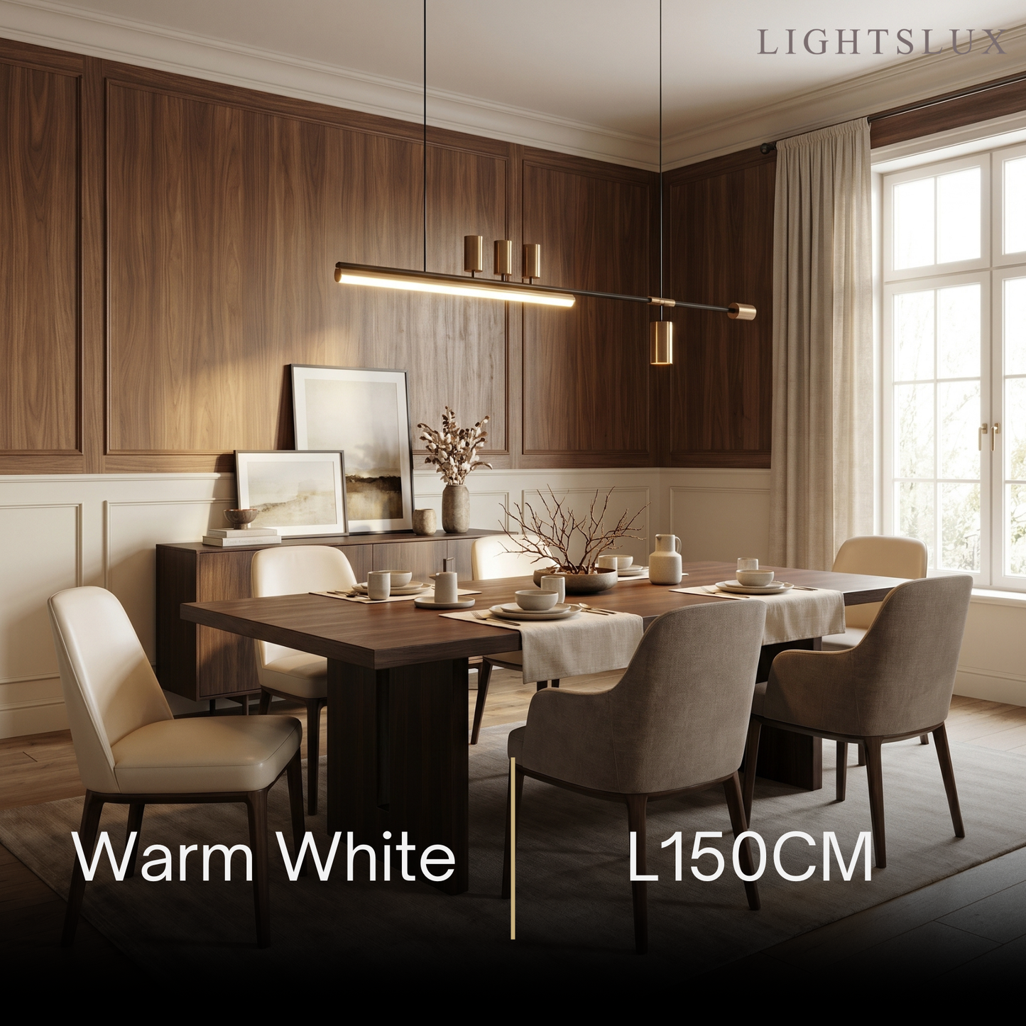 Arcato Minimalist Linear Pendant Light